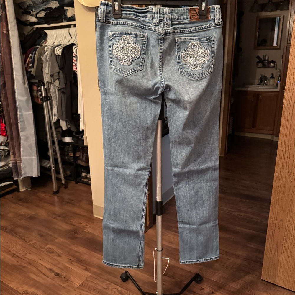 Adiktd Light Blue Boot Cut Jeans - Picture 2 of 2